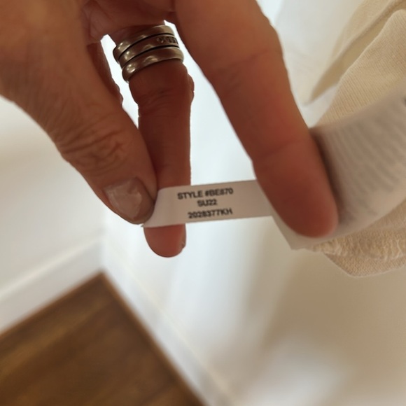 J. Crew White Polo Shirt with Black Trim - Picture 4 of 6